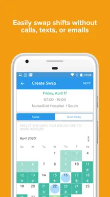 NurseGrid Nursing Calendar android App screenshot 0